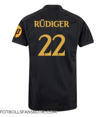 Real Madrid Antonio Rudiger #22 Replika Tredje Tröja 2023-24 Kortärmad